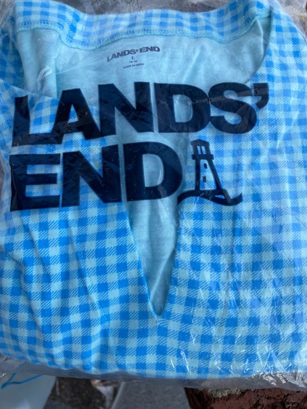 Lands’ End Dress Cover Up Size L NWT - Picture 4 of 8